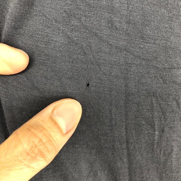 Anthropologie One  September Nightingale Tassel Blouse in grey "Carbon" XS - Picture 12 of 15